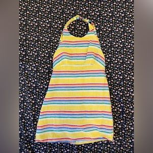 Yellow Rainbow Mini Dress